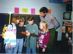 Children with ranger