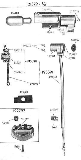 Singer 201 exploded pic 8